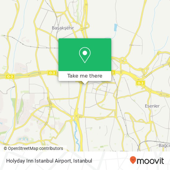 Holyday Inn Istanbul Airport map