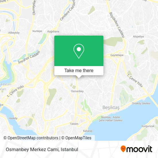Osmanbey Merkez Cami map