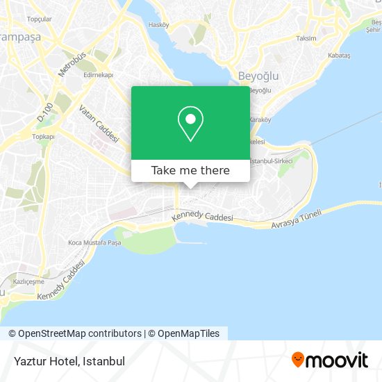 Yaztur Hotel map