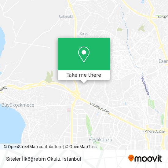 Siteler İlköğretim Okulu map