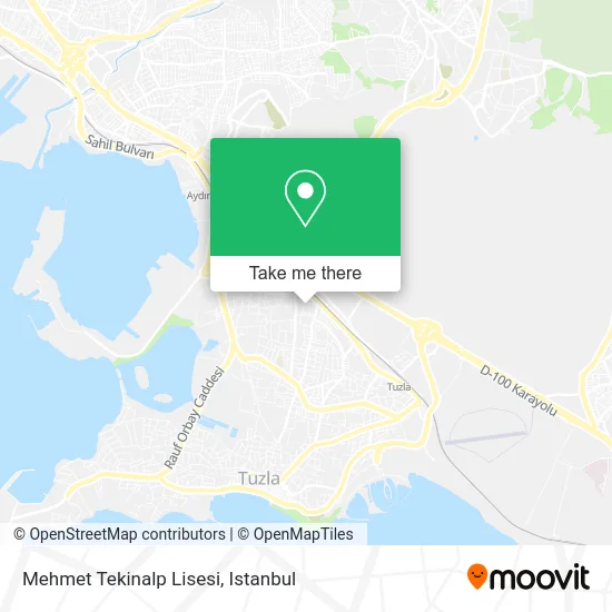 Mehmet Tekinalp Lisesi map