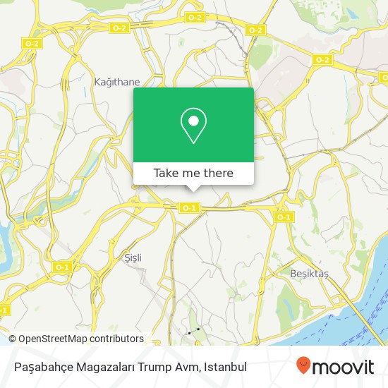 Paşabahçe Magazaları Trump Avm map