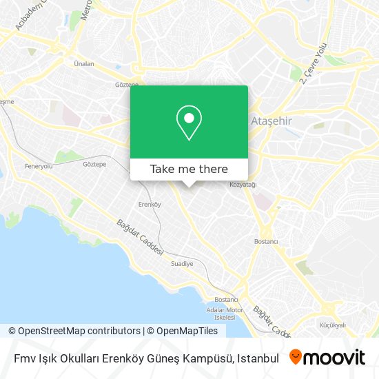 Fmv Işık Okulları Erenköy Güneş Kampüsü map