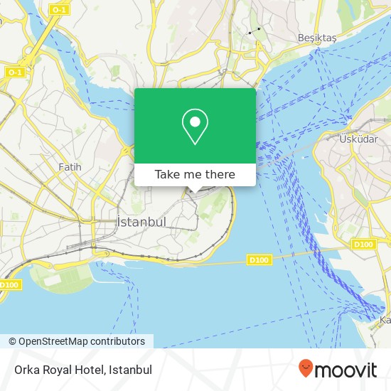 Orka Royal Hotel map