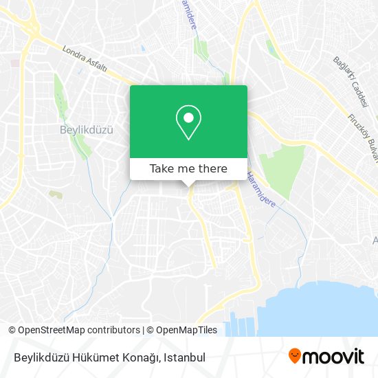 Beylikdüzü Hükümet Konağı map