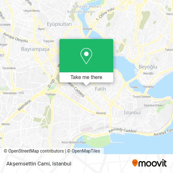 Akşemsettin Cami map