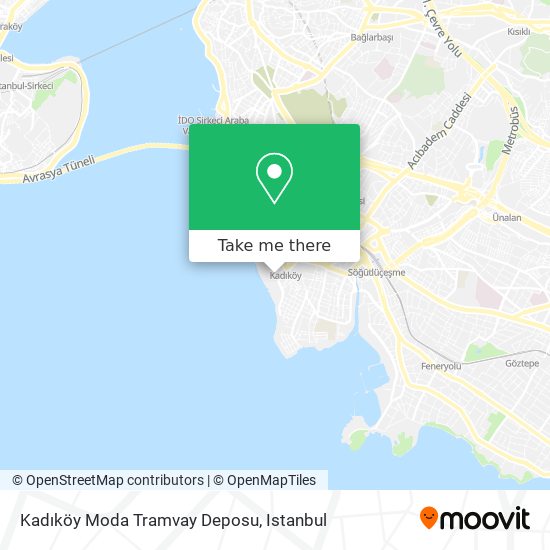 Kadıköy Moda Tramvay Deposu map