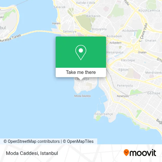Moda Caddesi map