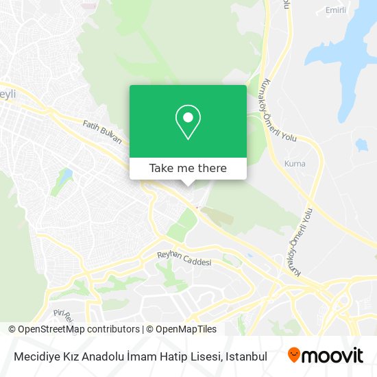 Mecidiye Kız Anadolu İmam Hatip Lisesi map