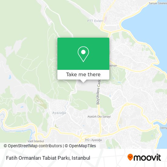 Fatih Ormanları Tabiat Parkı map