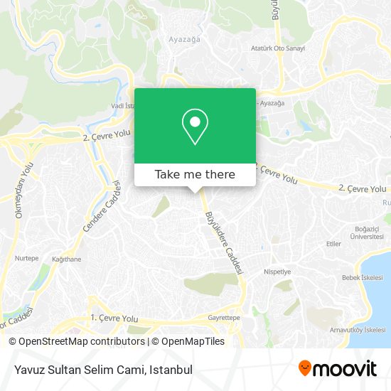 Yavuz Sultan Selim Cami map