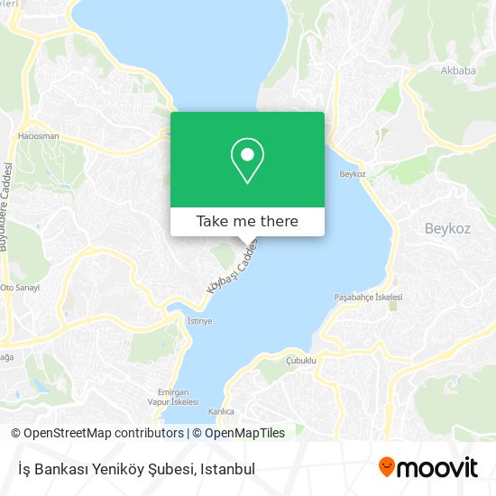 İş Bankası Yeniköy Şubesi map