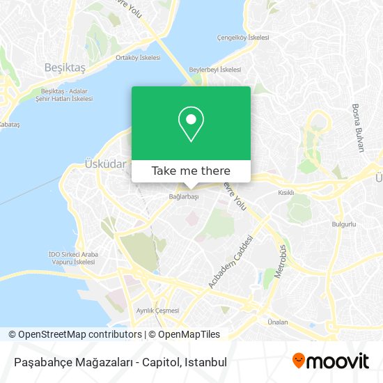 Paşabahçe Mağazaları - Capitol map