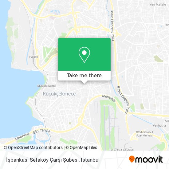 İşbankası Sefaköy Çarşı Şubesi map