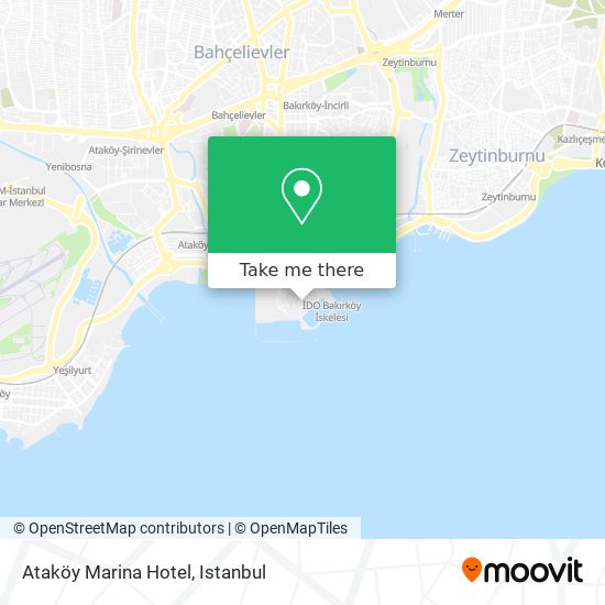 Ataköy Marina Hotel map