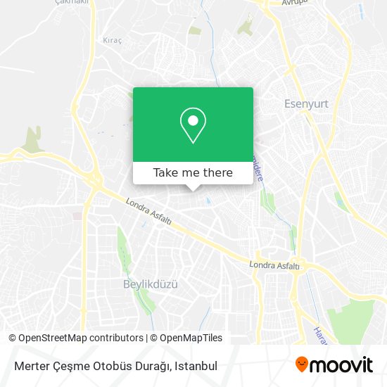 Merter Çeşme Otobüs Durağı map