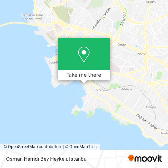 Osman Hamdi Bey Heykeli map