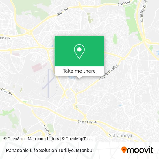 Panasonic Life Solution Türkiye map