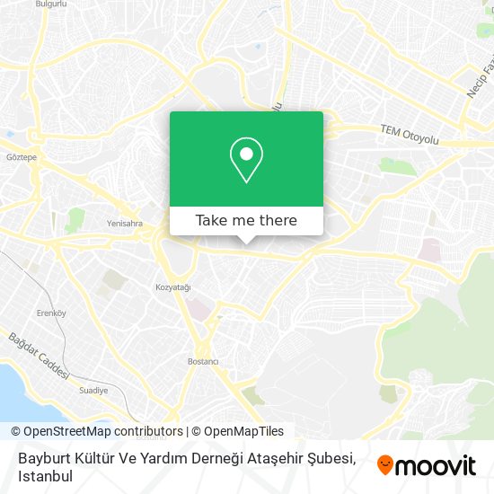 Bayburt Kültür Ve Yardım Derneği Ataşehir Şubesi map