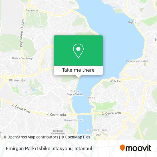 Emirgan Parkı İsbike İstasyonu map