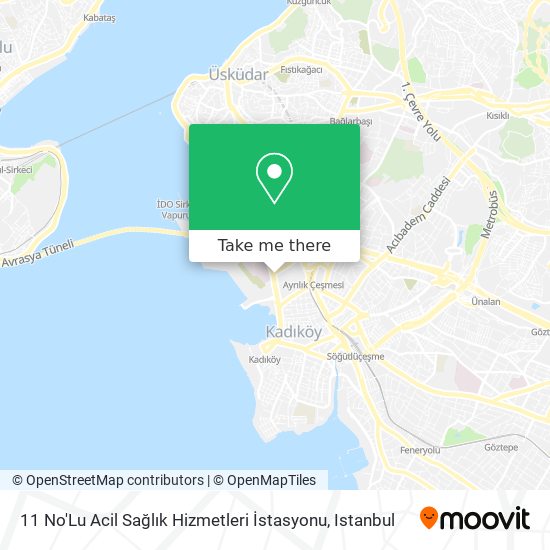 11 No'Lu Acil Sağlık Hizmetleri İstasyonu map