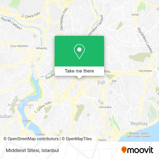 Middleist Sitesi map