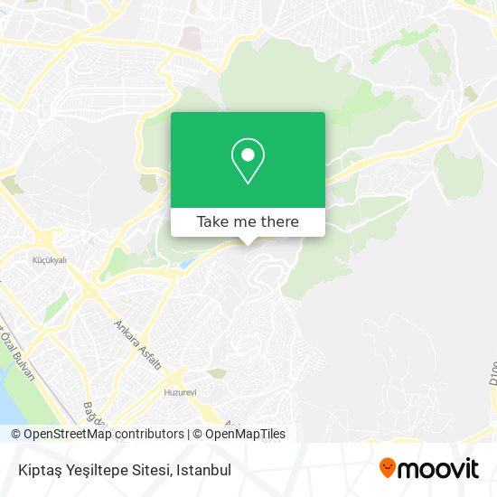 Kiptaş Yeşiltepe Sitesi map