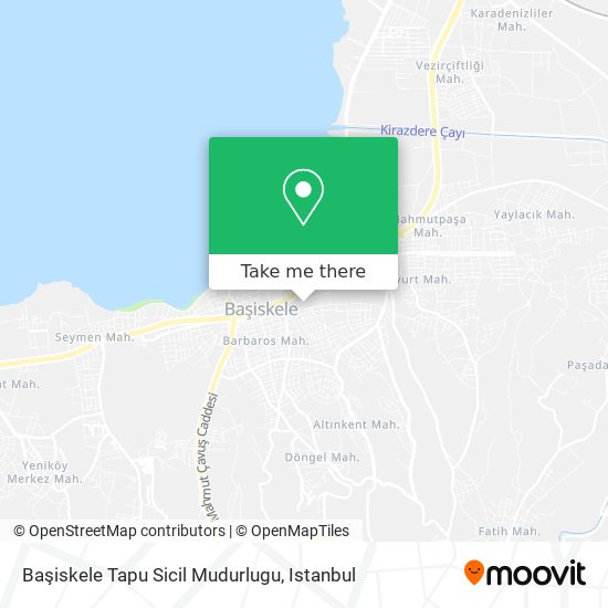 Başiskele Tapu Sicil Mudurlugu map