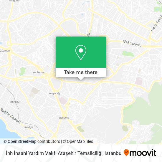 İhh İnsani Yardım Vakfı Ataşehir Temsilciliği map