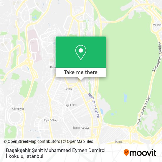 Başakşehir Şehit Muhammed Eymen Demirci İlkokulu map