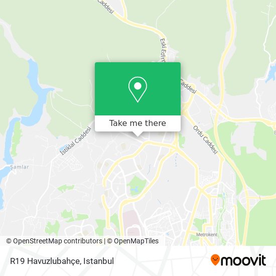 R19 Havuzlubahçe map