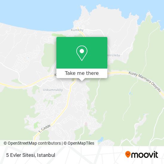 5 Evler Sitesi map