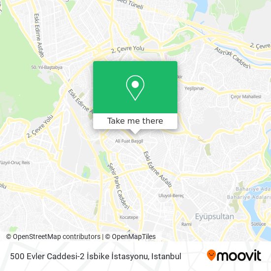 500 Evler Caddesi-2 İsbike İstasyonu map