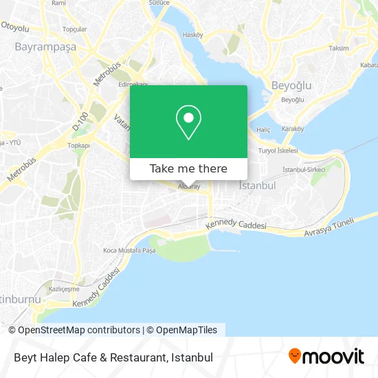 Beyt Halep Cafe & Restaurant map