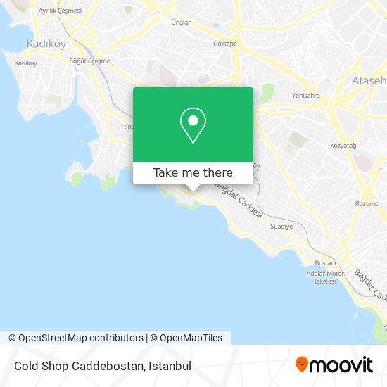 Cold Shop Caddebostan map