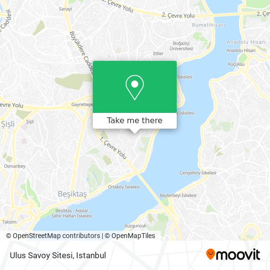 Ulus Savoy Sitesi map