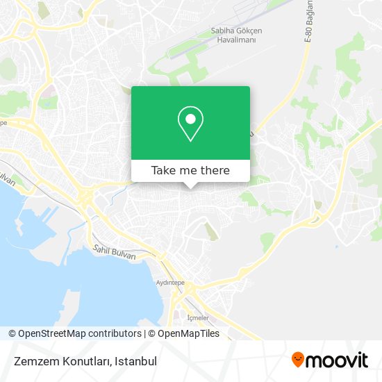 Zemzem Konutları map