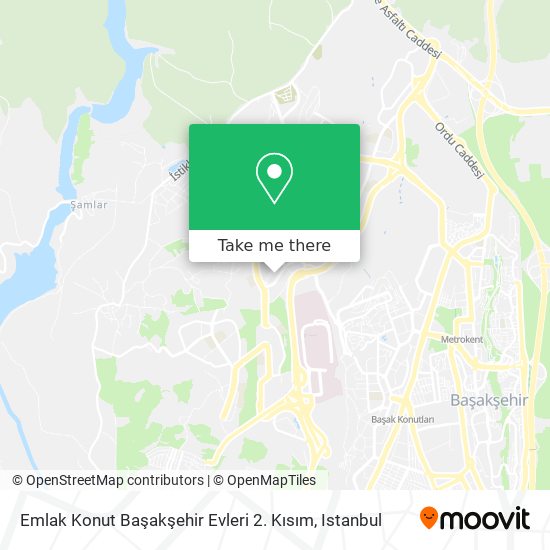 Emlak Konut Başakşehir Evleri 2. Kısım map