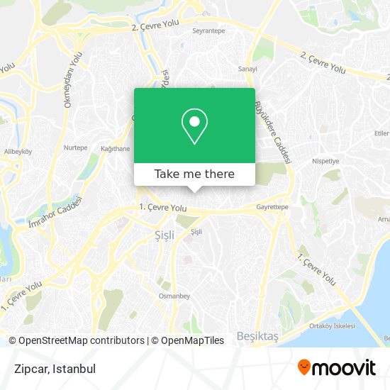 Zipcar map