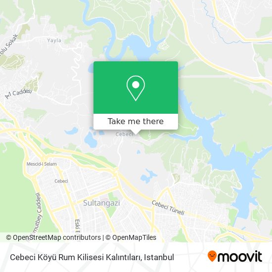 Cebeci Köyü Rum Kilisesi Kalıntıları map