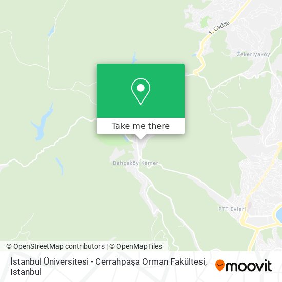 İstanbul Üniversitesi - Cerrahpaşa Orman Fakültesi map