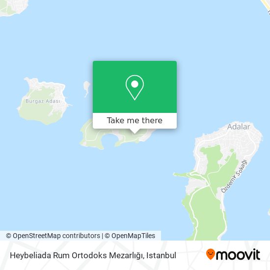Heybeliada Rum Ortodoks Mezarlığı map