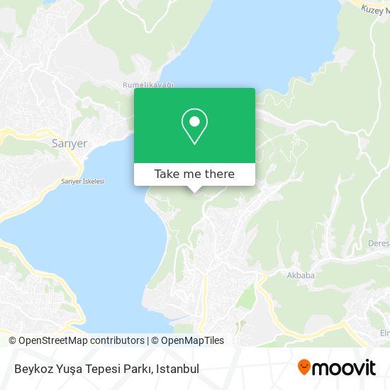 Beykoz Yuşa Tepesi Parkı map