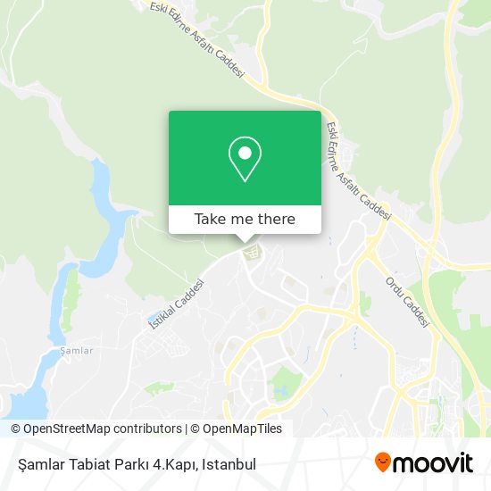 Şamlar Tabiat Parkı 4.Kapı map