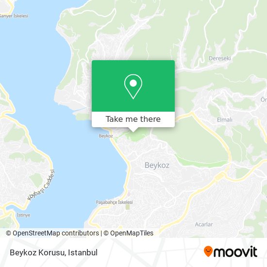 Beykoz Korusu map