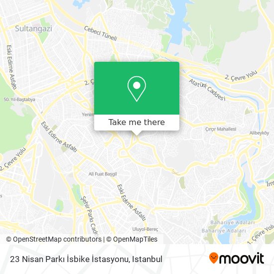 23 Nisan Parkı İsbike İstasyonu map