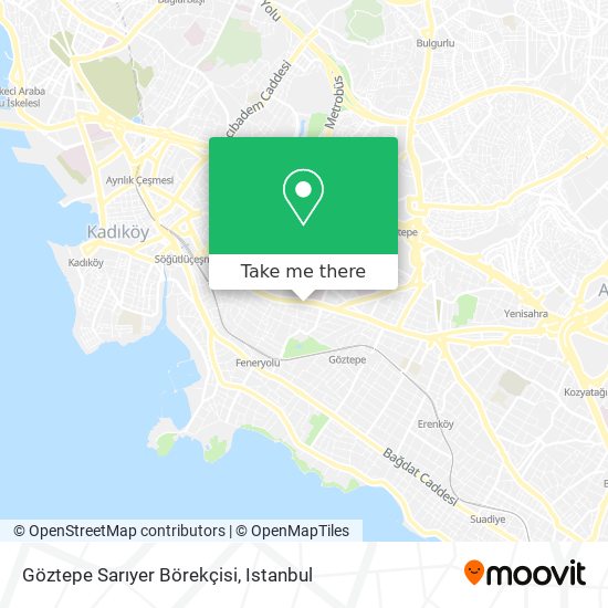 Göztepe Sarıyer Börekçisi map