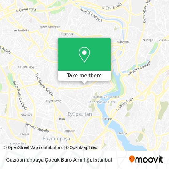 Gaziosmanpaşa Çocuk Büro Amirliği map