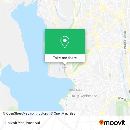 Halkalı Yht map