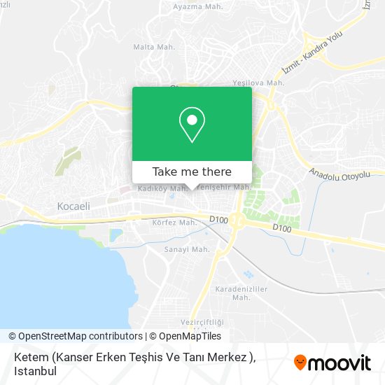 Ketem (Kanser Erken Teşhis Ve Tanı Merkez ) map